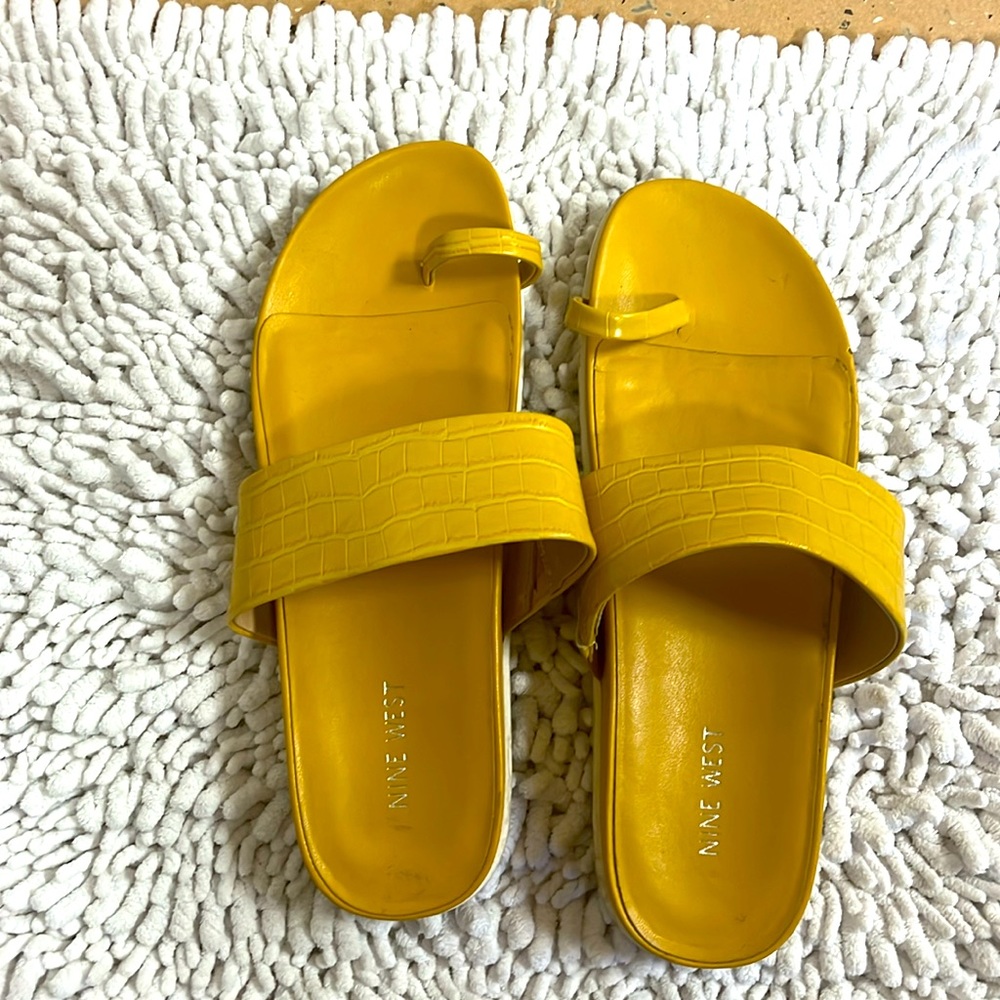 Sandals.